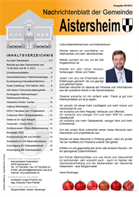Nachrichtenblatt Aistersheim 04/2023